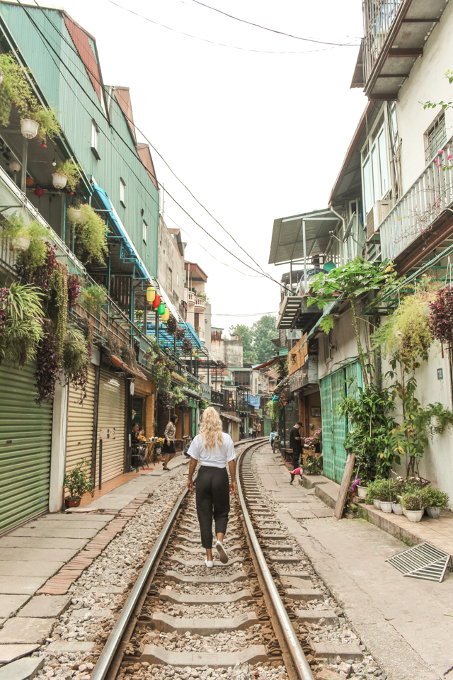 spellbound travels train street hanoi