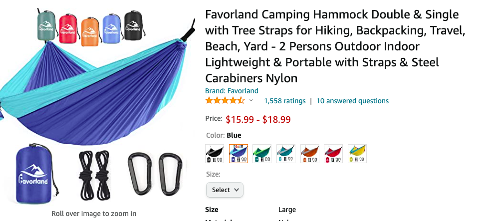 spellbound travels travel hammock amazon