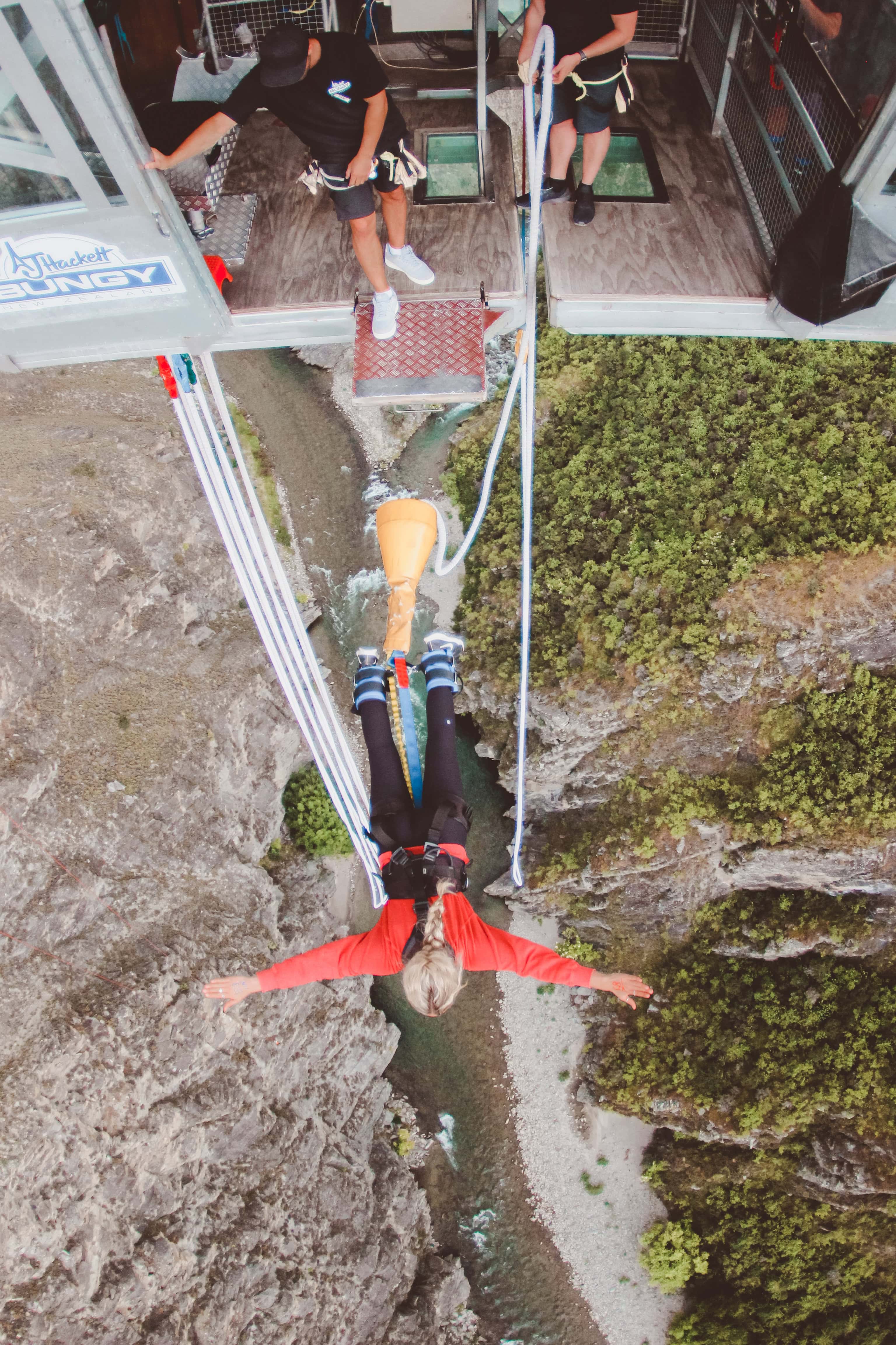 spellbound travels nevis bungy new zealand jump tallest bungy 