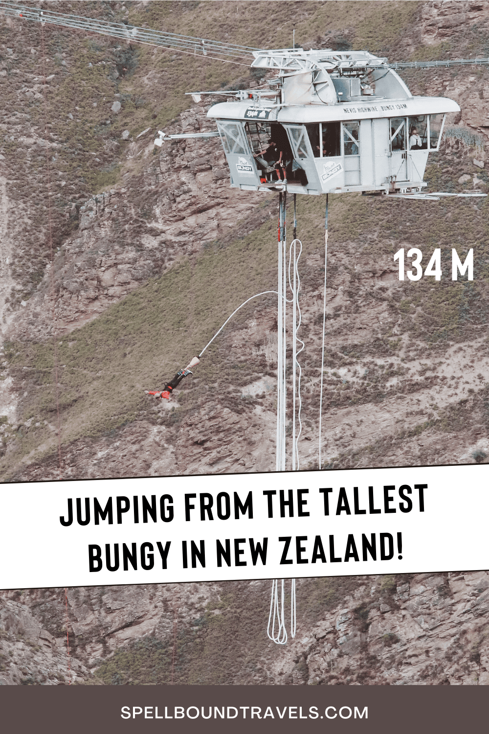 spellbound travels jumping from the tallest bungy in new zealand